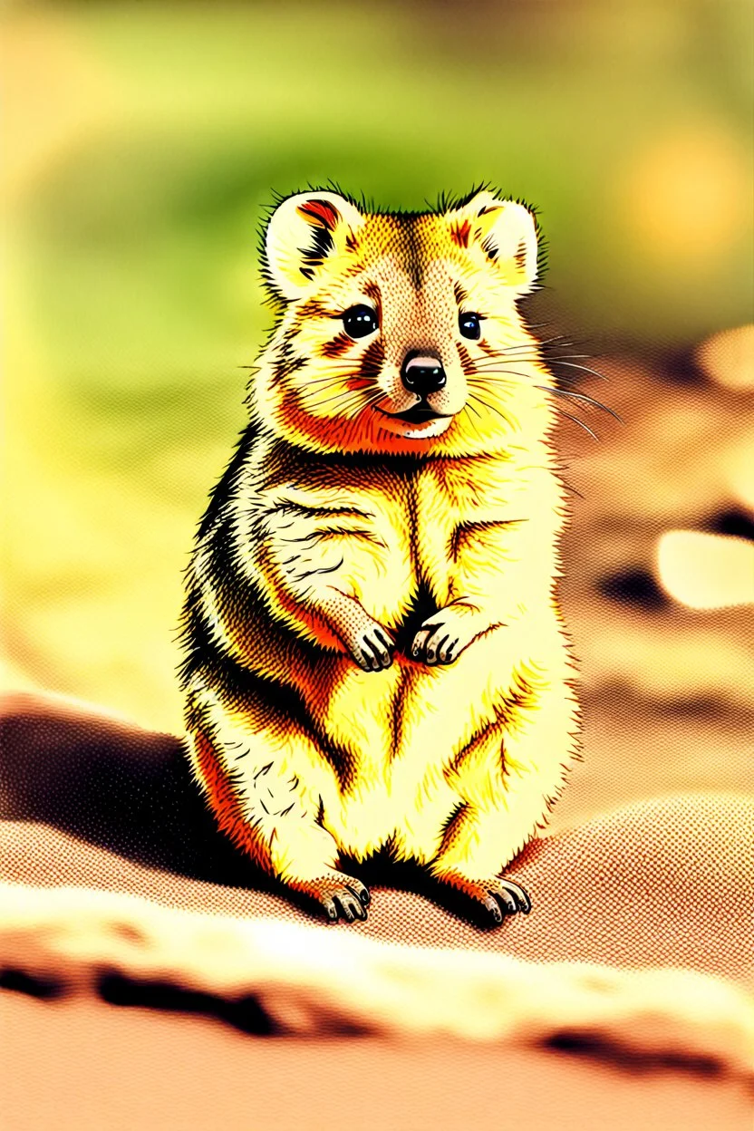 Cute little quokka