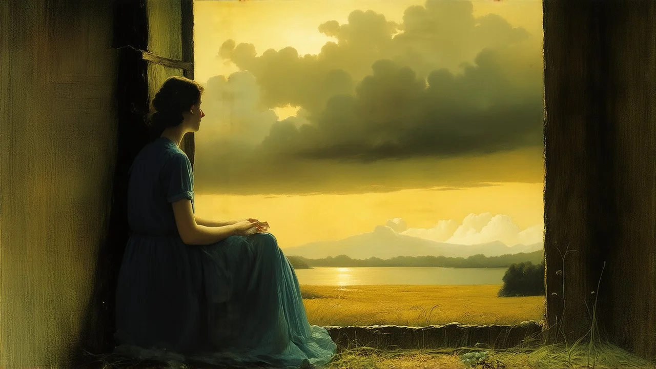 woman. Maxfield Parrish