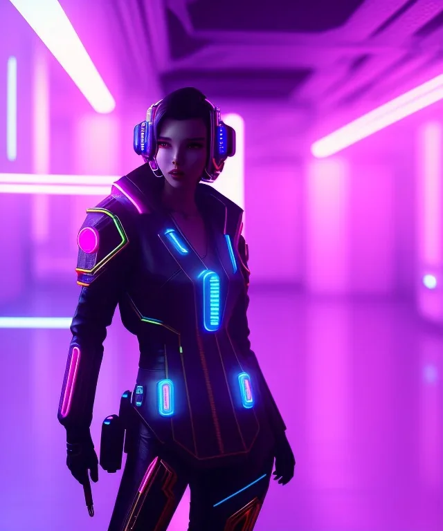 im nayeon, neon lights, cyber punk, glistening, masterpiece, digital art, unreal engine, cinematic lighting, octane render, photo realistic, ambiance