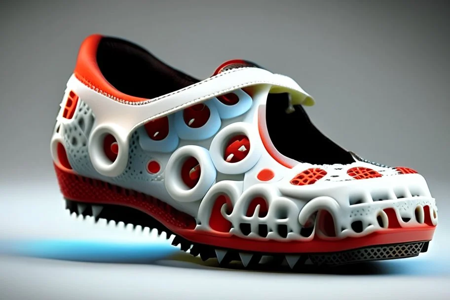 the youth footwear has a mary jane style with implanted hundreds of unique back and front teeth into the base.