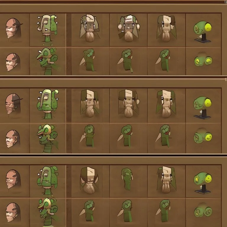 sprite sheet character, rimworld style