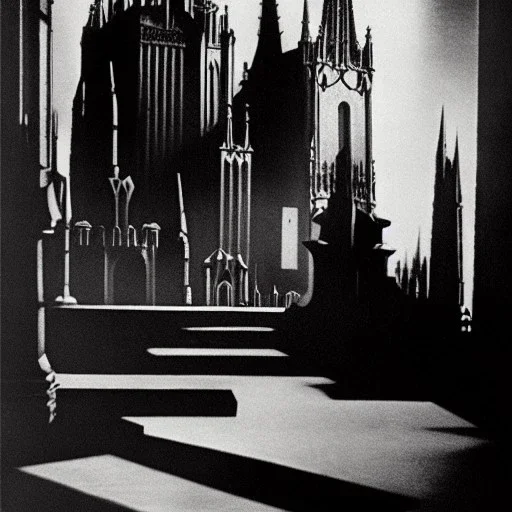 Gothic city by fritz lang