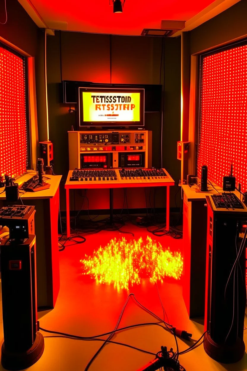 Firestarter studio de radio