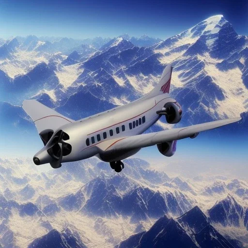 Ari shapiro flying an airplane over the himalayas