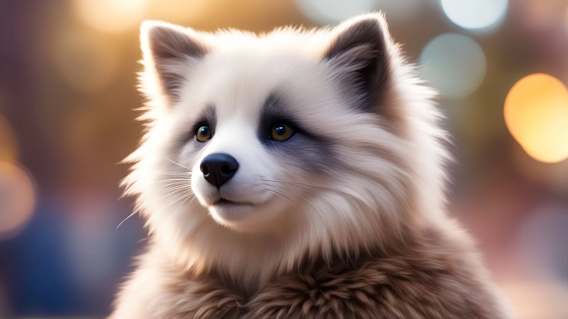 Strange, innovative, beautiful, unknown furry humanoid person, exquisite body, striking fur, happy, intelligent, thoughtful, friendly, extreme characteristics, beautiful volumetric lighting, attractive composition, photorealistic, bokeh blur, extremely detailed, chiascuro