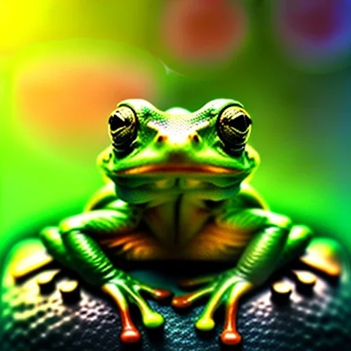 Badass frog warrior figure,close-up, soft lighting, polaroid,outdoors,macro lens, cinematic, unreal engine 5, 8k, hyper realistic. ambient lighting, elegant,hyperphotorealistic, epic composition,cinematic lighting, hyperphotomaximalist, masterpiece,epic composition, tilt shift blur, by japbun2-40