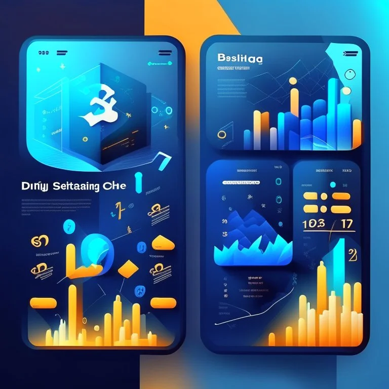 Design a visually engaging splash screen For ios/android app that represents the concept of social trading and showcases your brand identity. Consider incorporating elements like trading charts, financial symbols, or people connecting. Use Vector