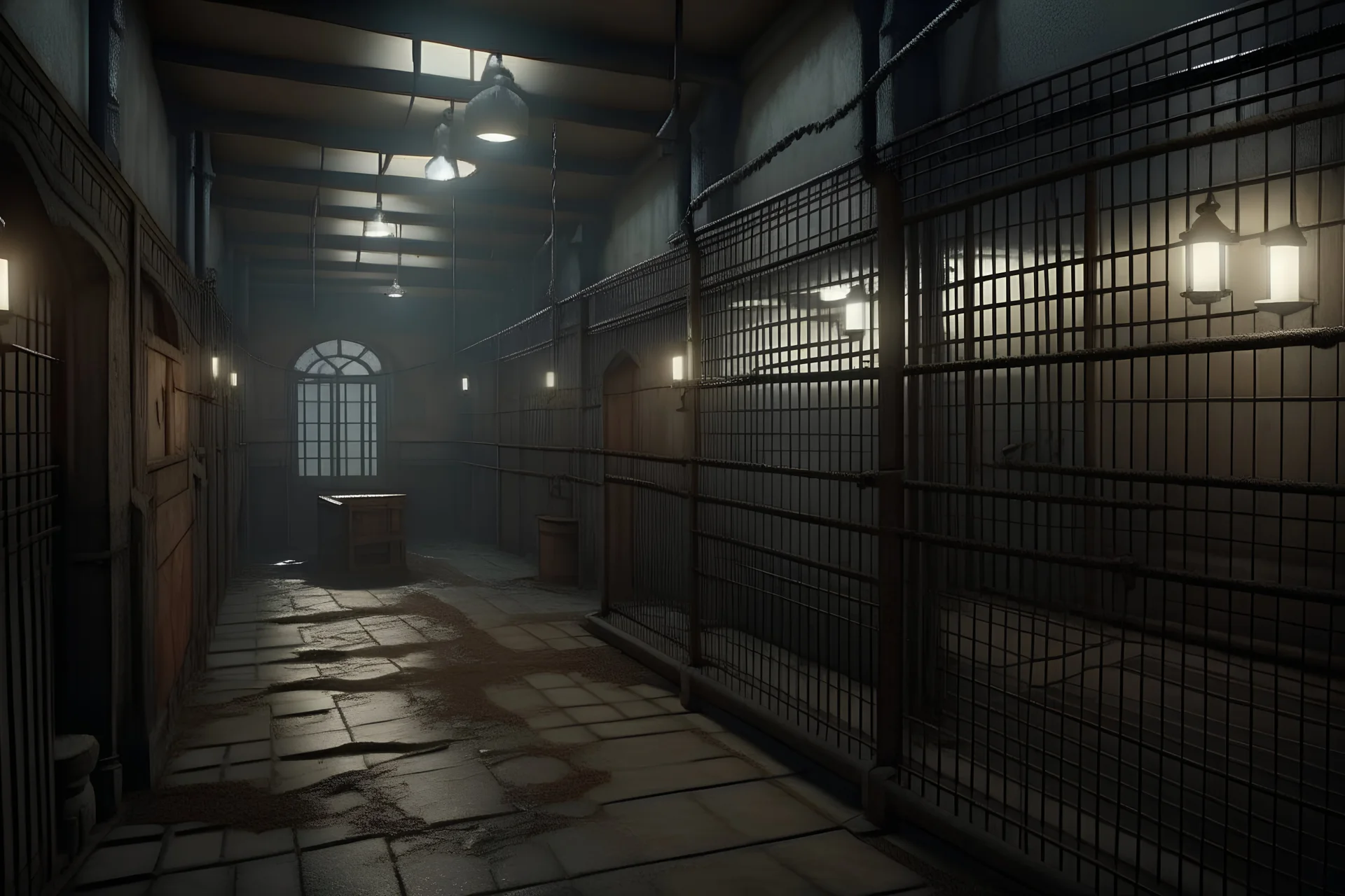 4k full realism, full details, full lights, cupidon s'échappe d'une prison
