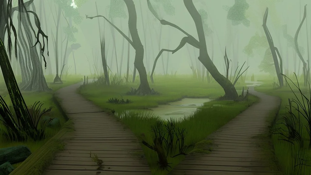 trail through the swamp