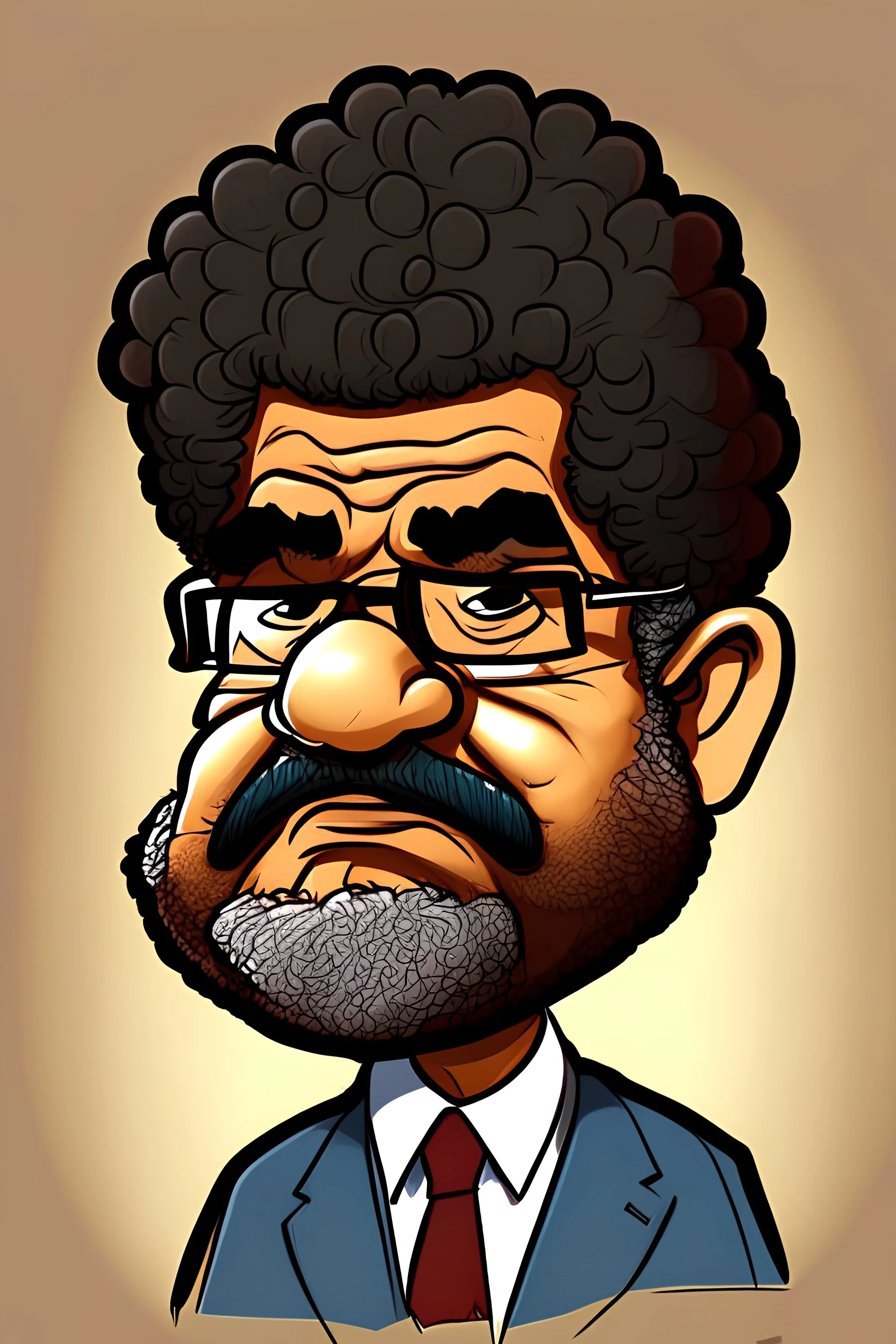 Mohamed Morsy Former President of Egypt cartoon 2d