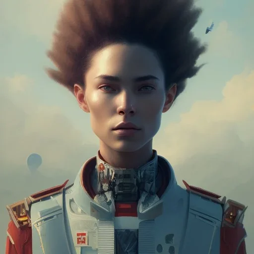 8K resolution concept art portrait by Greg Rutkowski, flying an airplane