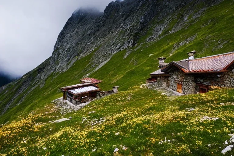 Refuge de haute montagne aux pays-basque