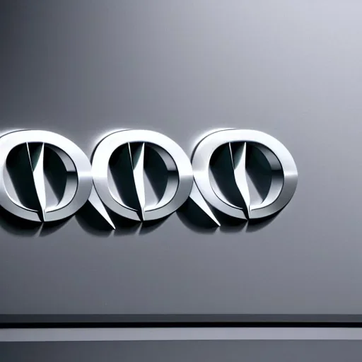 audi brand logo futuristic