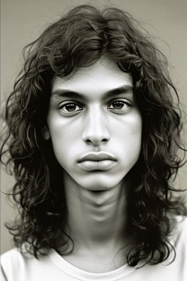 Appearance: Ari has a mixed-race skin tone with a light brown complexion. He has dark hair in a page boy haircut that sticks out from behind his ears, and his hair length could be somewhere in-between long and short. His face is thin with high cheekbones and gray eyes that are often full of emotion. He stands at around 5 feet 7 inches tall, with a lean build that suggests he doesn't engage in a lot of physical activity. He is of average attractiveness with a boyish face.