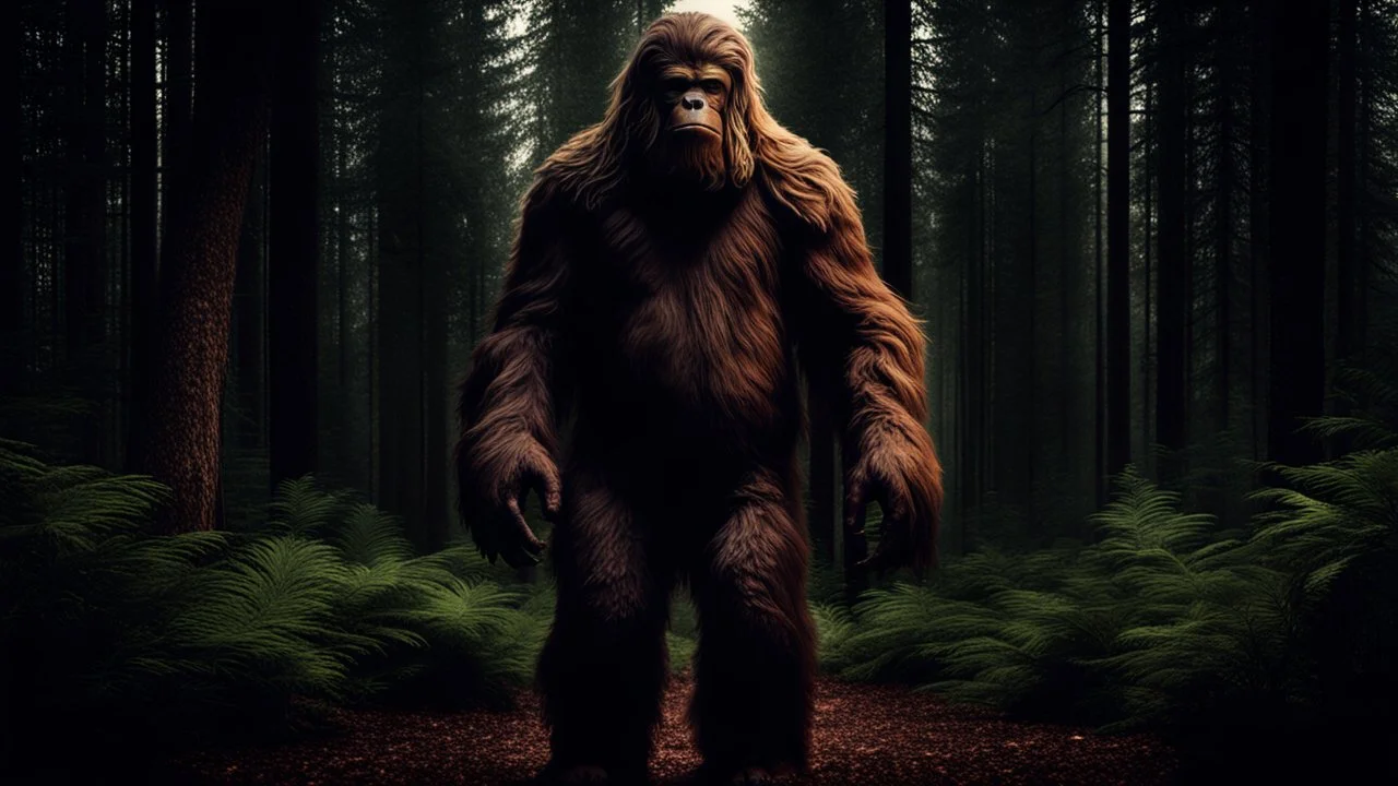 sasquatch in the forest