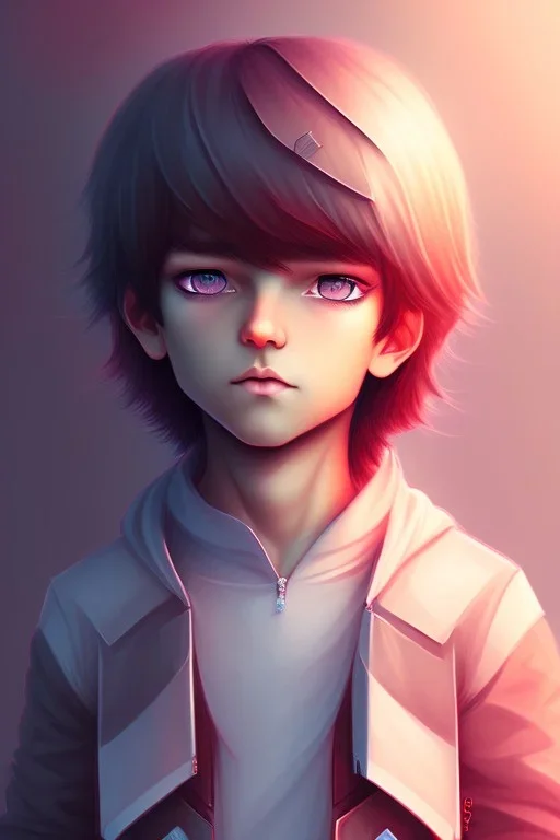 Shota, cute, portrait, shy