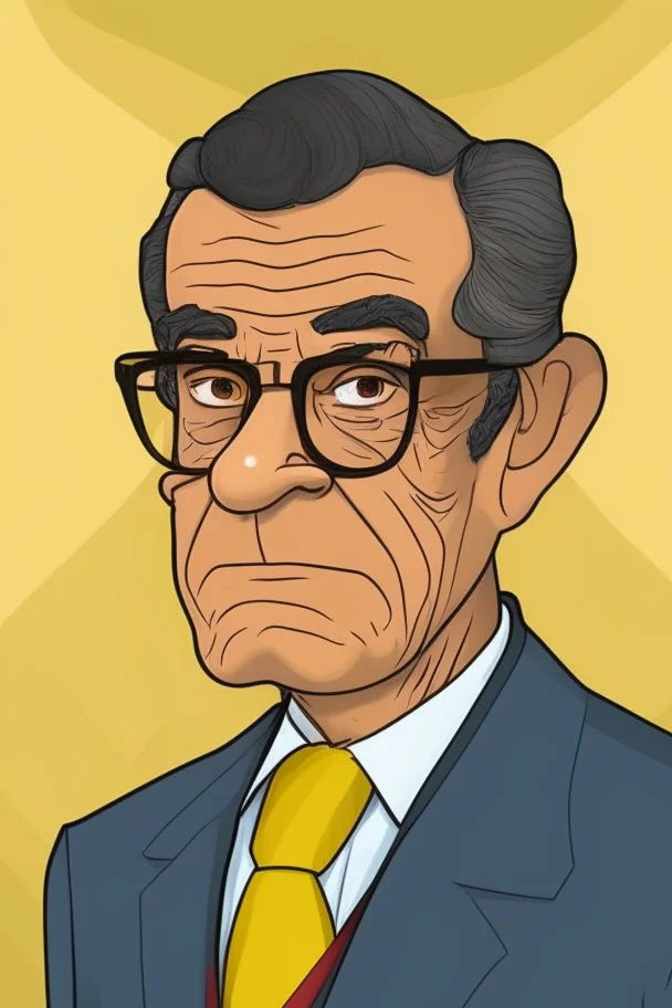 Gustavo Pietro President of Colombia ,cartoon 2d