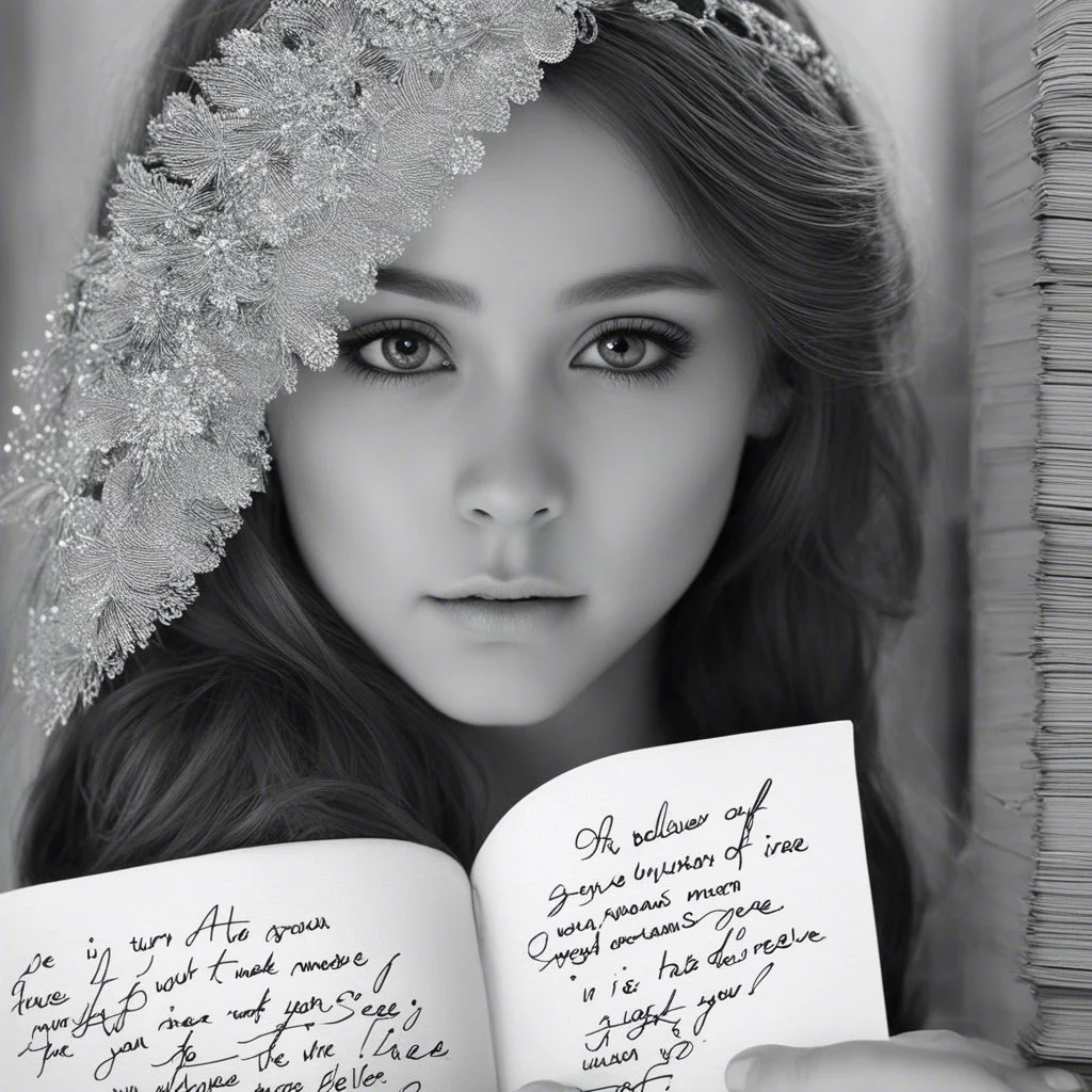 Turn around Look at what you see In her face The mirror of your dreams Make believe I'm everywhere Hidden in the lines Written on the pages