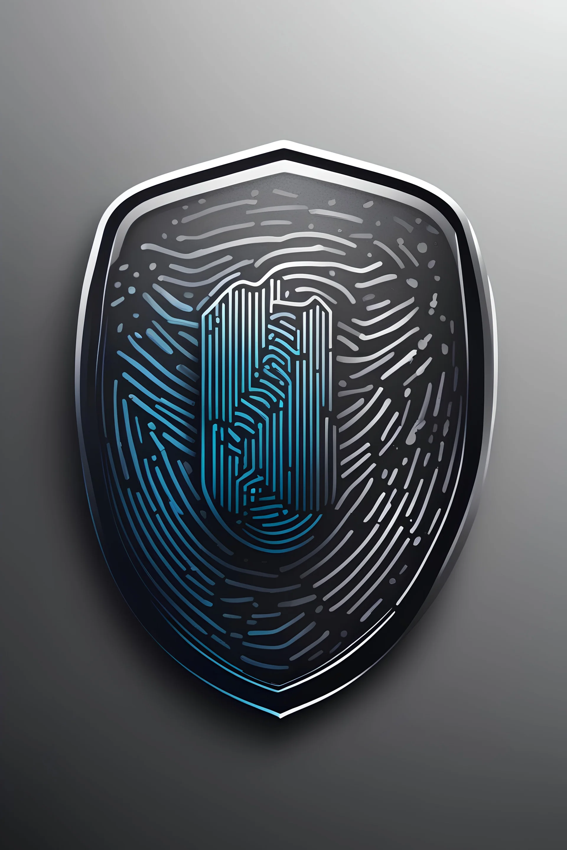 shield fingerprint logo