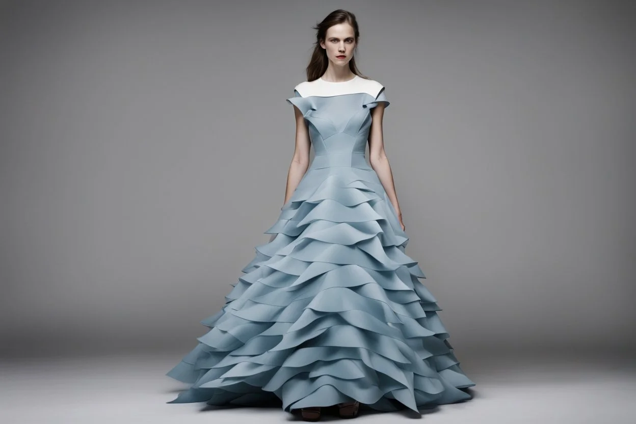 наряд платье что напоминает акулу