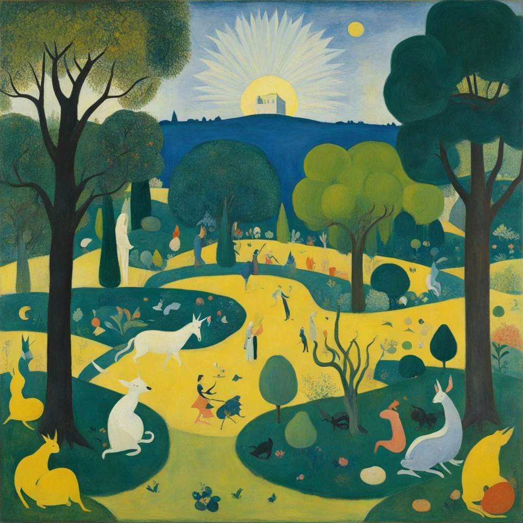 Paul SérusierLe Jardin des délices (The Garden of Earthly Delights) Peinture de Paul Sérusier