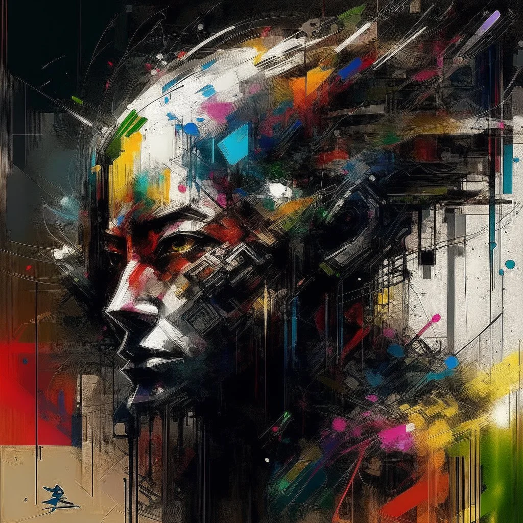 abstract Fun code:What if make fun code as design engine to act as reality game framework illustration, glitch effects, fading, by Guy Denning, by Johannes Itten, by Russ Mills, centered, glitch art, clear, hacking effects, chromatic, cyberpunk, color blocking, digital art, concept art, abstract