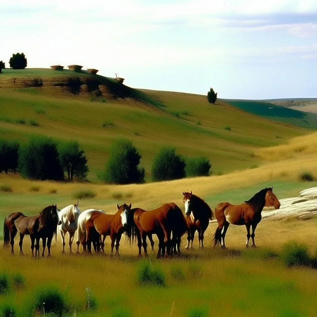 Nebraska 1997 Wild Horse Hill Photo