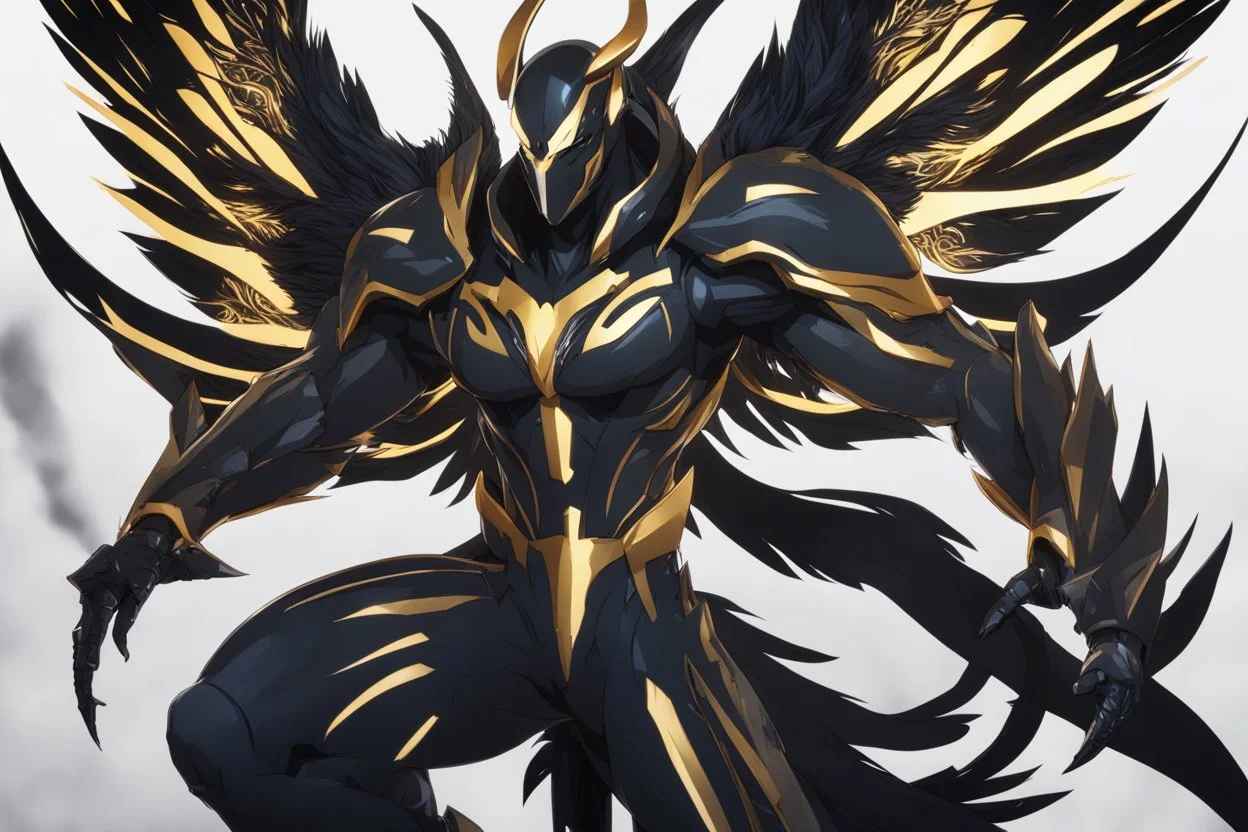 Ra in 8k solo leveling shadow artstyle, venom them, neon effect, big white wings, feathers, full body, apocalypse, intricate details, highly detailed, high details, detailed portrait, masterpiece,ultra detailed, ultra quality