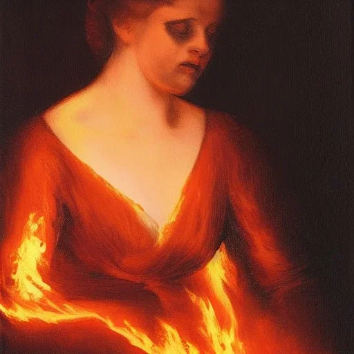 Portrait of a lady on fire