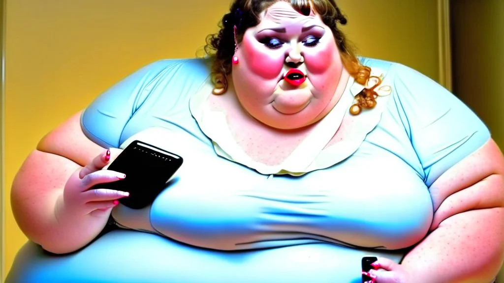 fat fingers lady can't dial cellphone