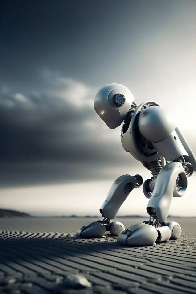 a robot searching for humans