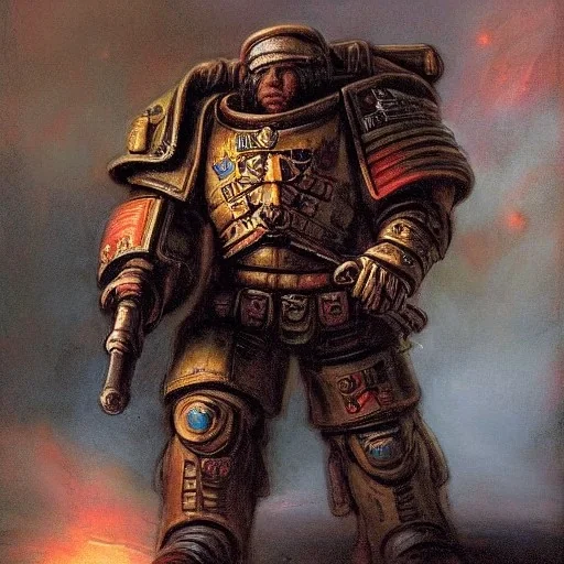 Rembrandt space marine war