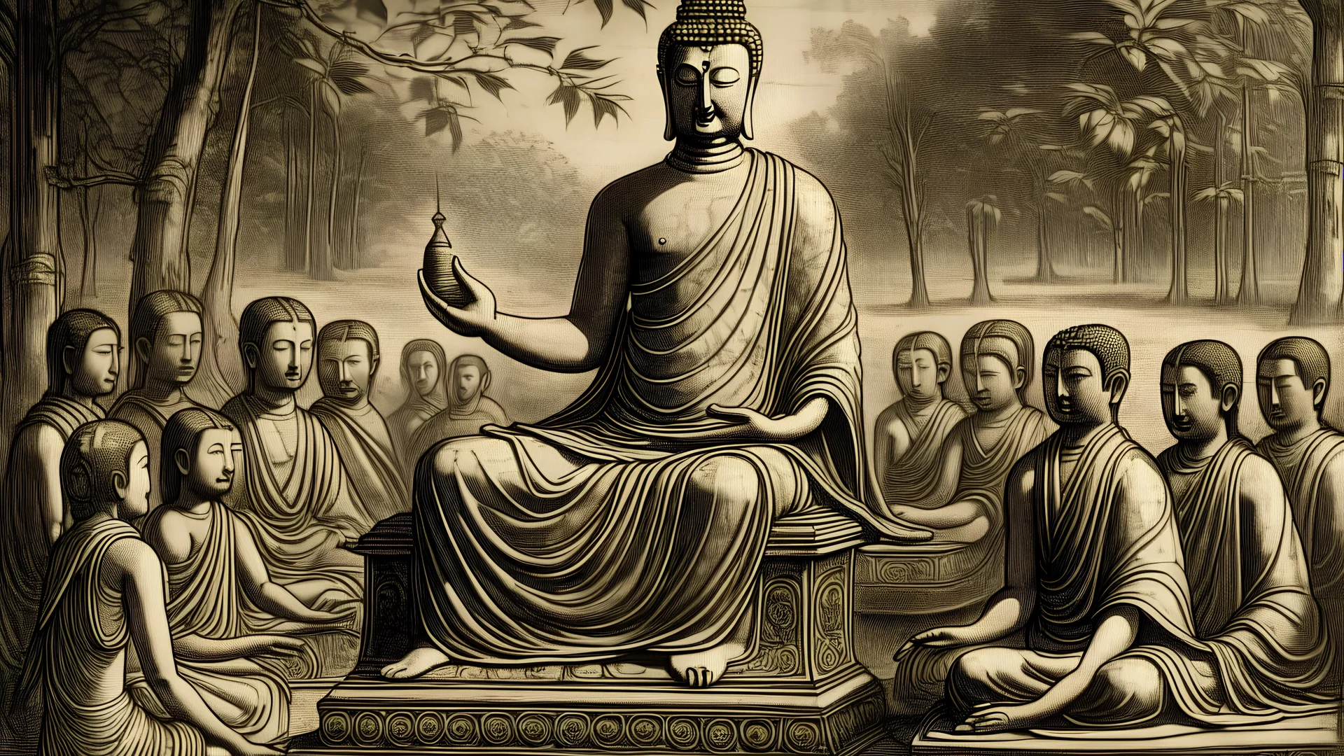 buddha speaking