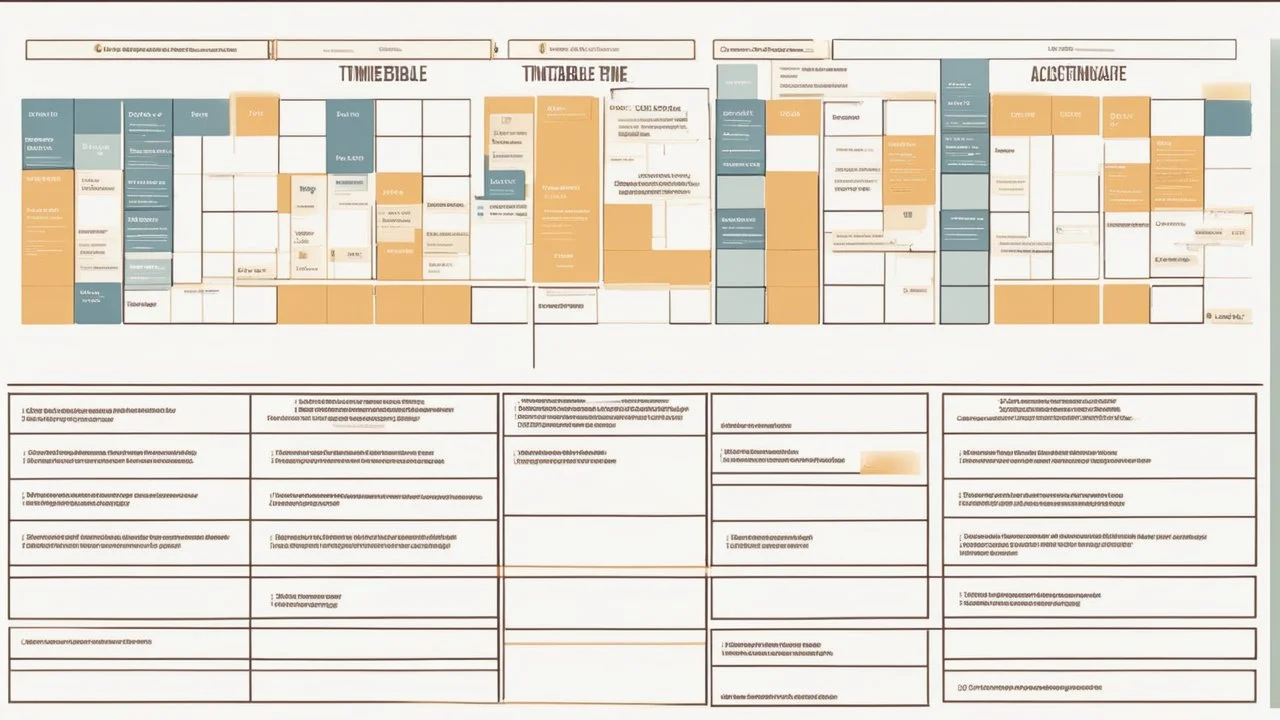 The accompanying image for this article is an illustrative depiction of a carefully organized timetable. The image showcases meticulous time indicators and precise allocation of various activities and tasks. The timetable appears as a guide for the reader on how to effectively organize and utilize time to maximize productivity in both personal and professional life. The image plays a crucial role in directing readers towards a better understanding of the topic presented in the article.