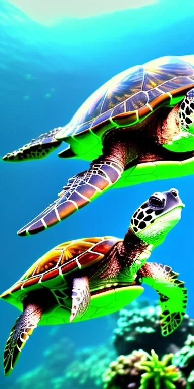 tortue eau