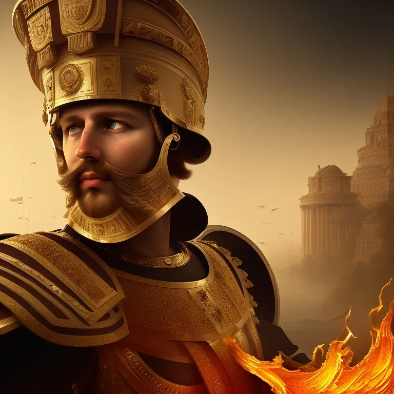 roman empire, epic, shiny, dust, landscape, fire, 8k, extremly detailed, dark, sea, caesar,