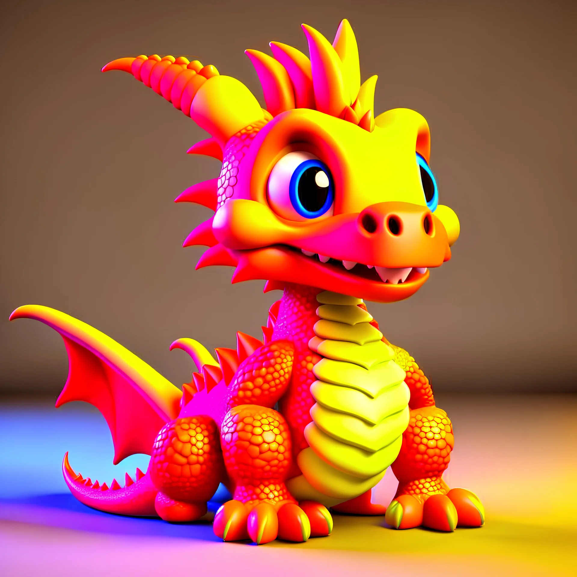 cute dragon 3D