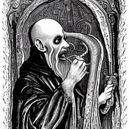  Nosferatu with a tentacle beard Russian Orthodox