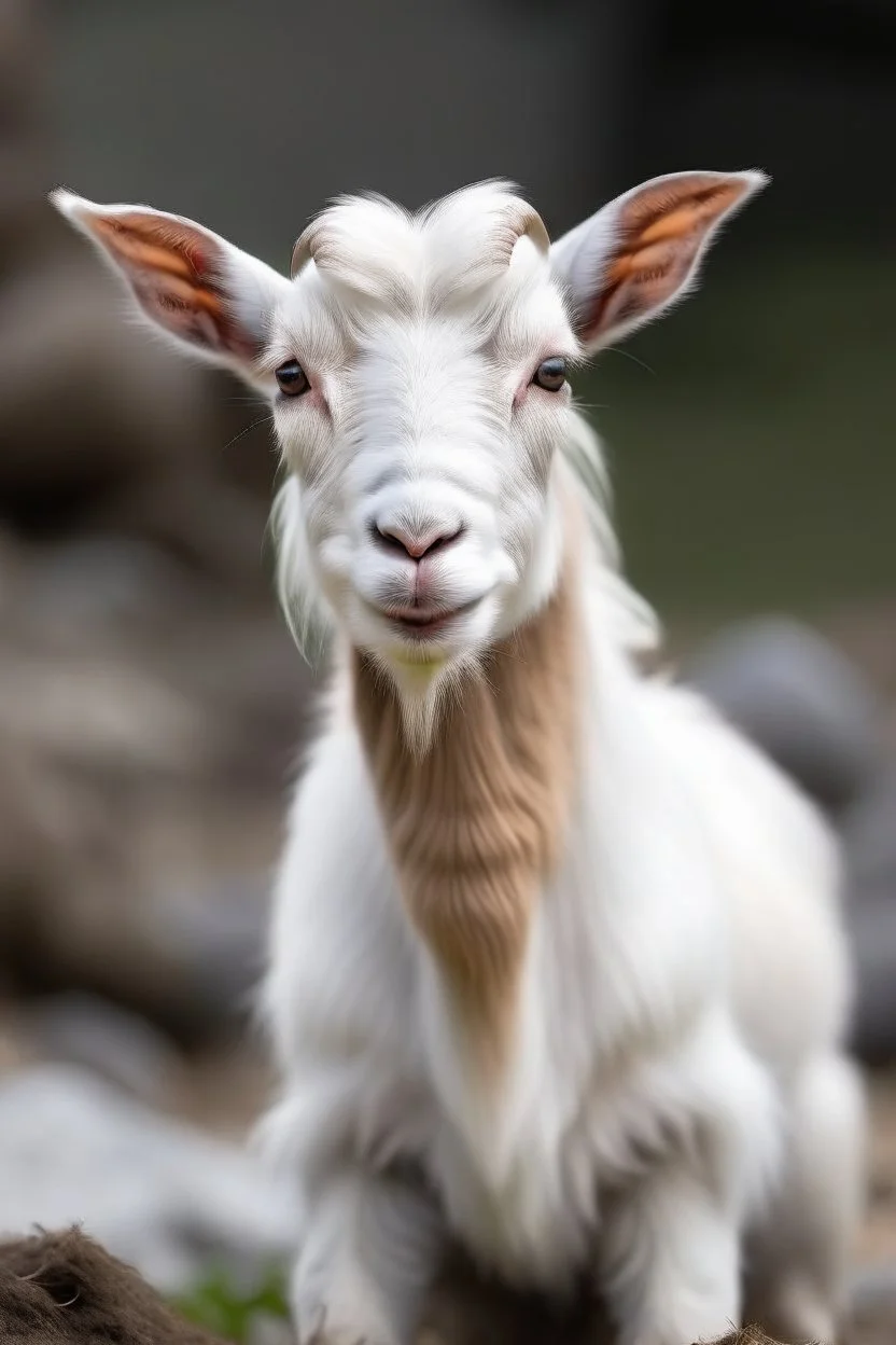 cute chinnese goat