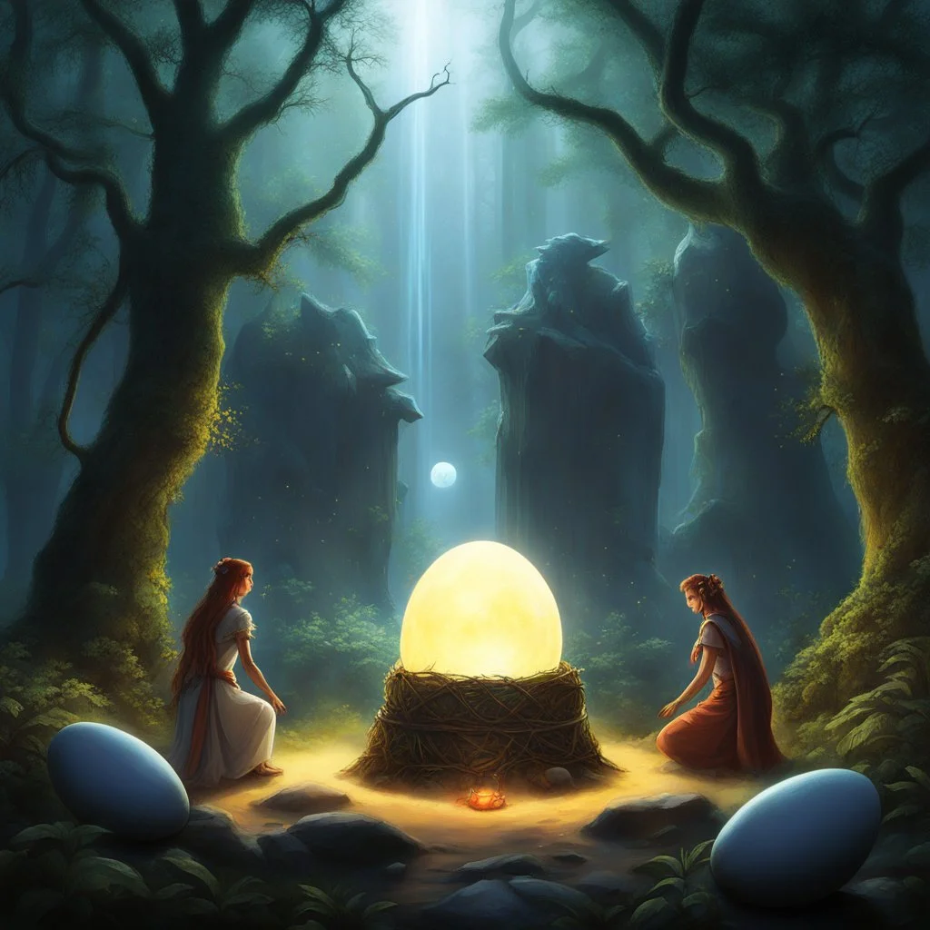 In the secretive realm of the Ruxa Koros, a mysterious event unfolds as The Great Nema, revered by all, has laid her eggs. The air is filled with an electric anticipation as a pair of household slaves assist her in this sacred ritual. The process is smooth, devoid of complications, a sign of hope and prosperity for the future. The news is yet to break in the hallowed halls of the Ruxa Koros, but whispers of the event begin to spread like wildfire, foreshadowing a wave of celebration and a deepen