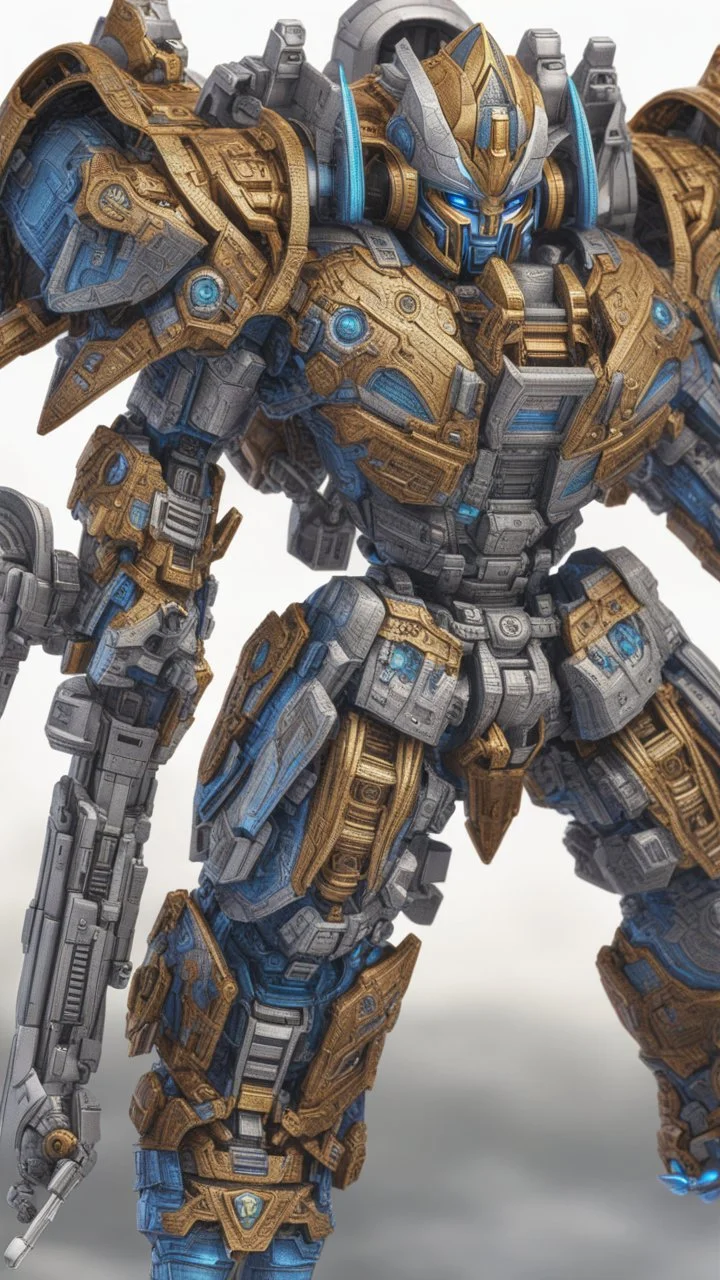 A close picture to cosmic transformers warrior, cosmic galaxy armor intricate details, highly detailed, in dreamshaper finetuned model with dynamic art style witg