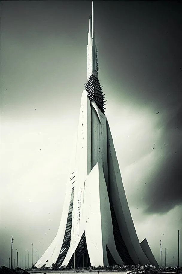 big pointy white dystopian