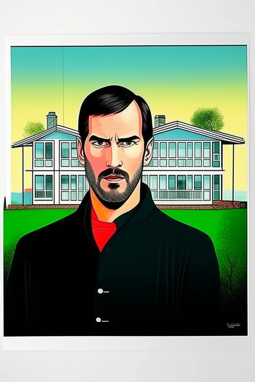 Steve jobs building house poster