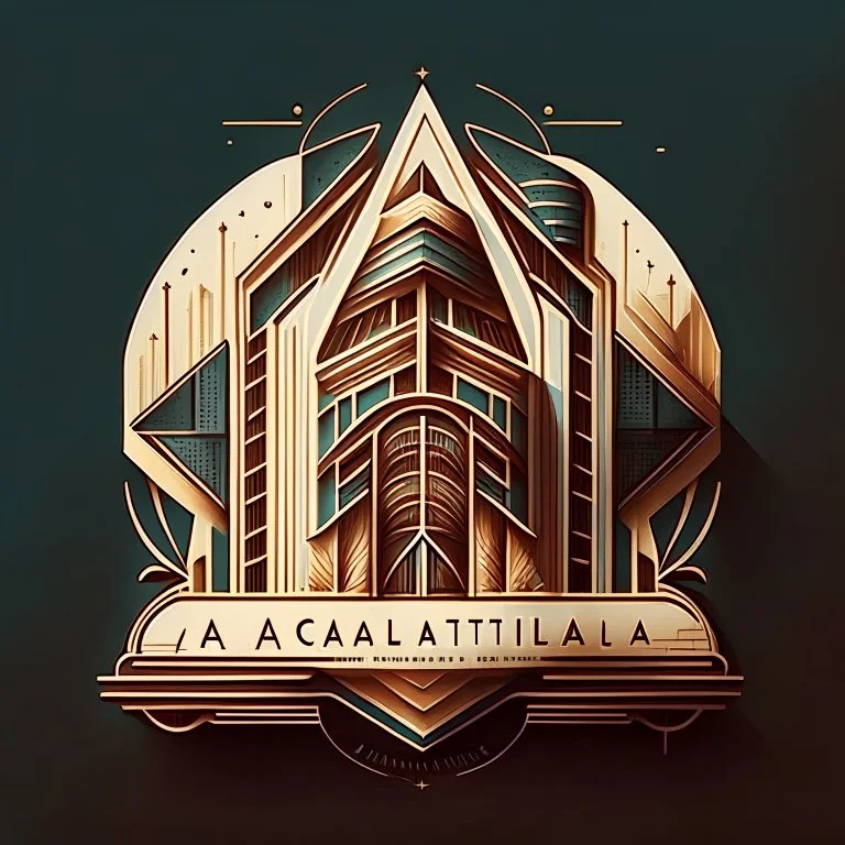 Logotipo arquitectura art illustration