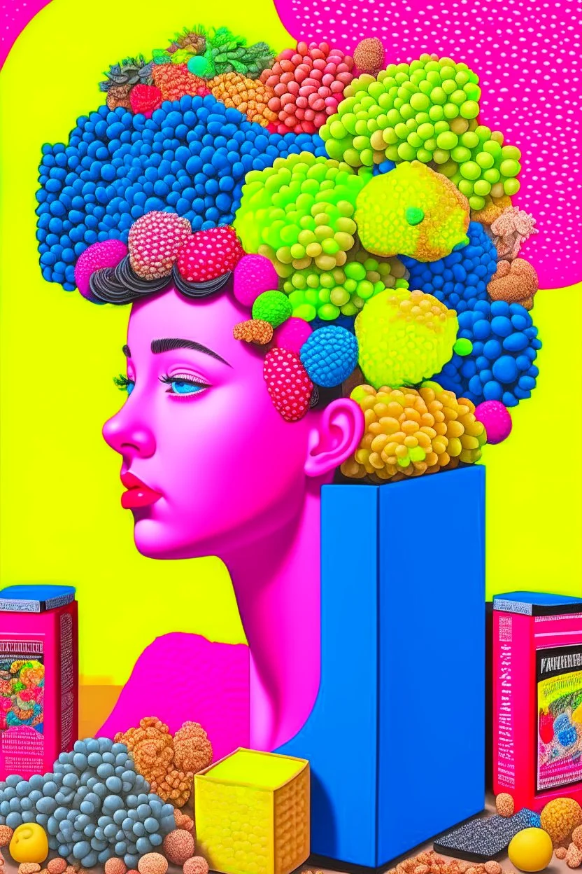 Philosophy is the talk on a cereal box; pop surrealism; optical art; digital art; post-internet art; Marina Apollonio