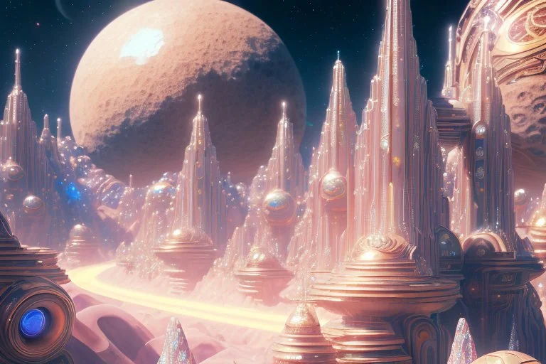 white and gold crystal cosmic and galactic ambiance cinema4d futuristic scifi, full of details, smooth, bright sunshine，soft light atmosphere, light effect，vaporwave colorful, concept art, smooth, extremely sharp detail, finely tuned detail, ultra high definition, 8 k, unreal engine 5, ultra sharp focus