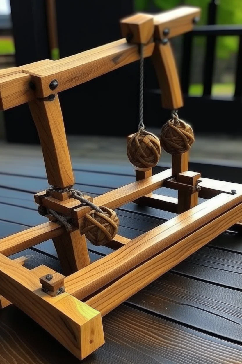 hand crafted catapult style of videogame Kena