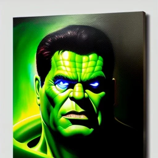 Ultra detailed fullbody Portrait in oil on canvas of Hulk merges with ironman armor,intense stare,extremely detailed digital painting, extremely detailed face,crystal clear Big eyes, mystical colors ,perfectly centered image, perfect composition, rim light, beautiful lighting,masterpiece,8k, stunning scene, raytracing, anatomically correct, in the style of robert e howard and Ken Kelley and Ohrai Noriyoshi and Simon Bisley and tomzj1