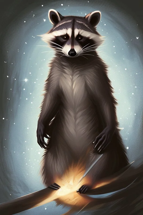 evil Raccoon wizard