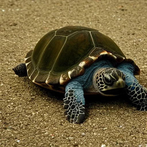 Turtle and Mount Fuji